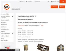 Tablet Screenshot of apitec.cz